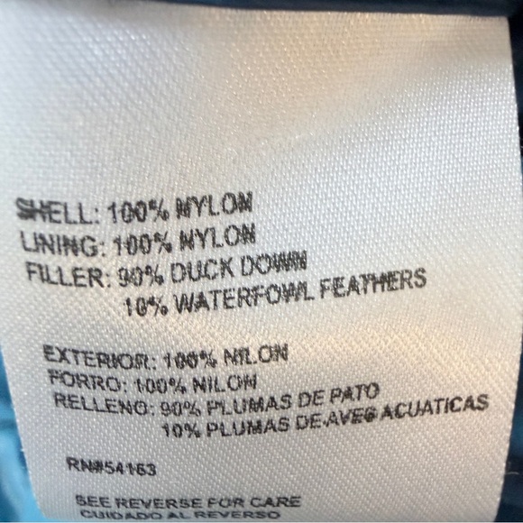 Calvin Klein Women's Teal Puffer 90% down Coat - Picture 9 of 11